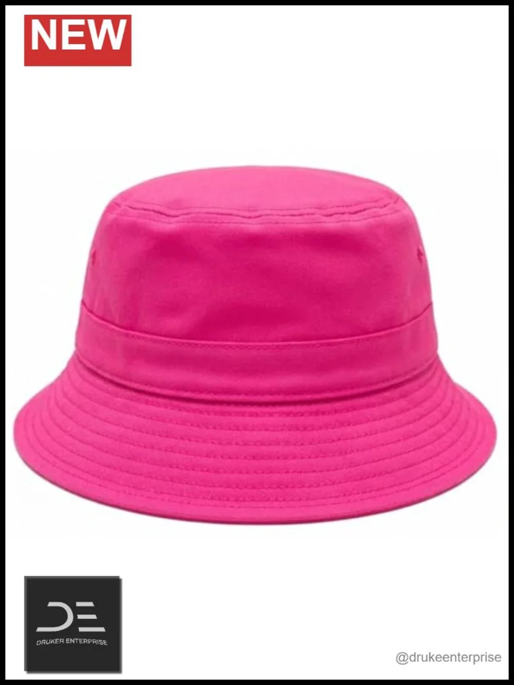Premium Cotton Bucket Hat – Adjustable, Lightweight UPF 50+ Sun Hat for Travel